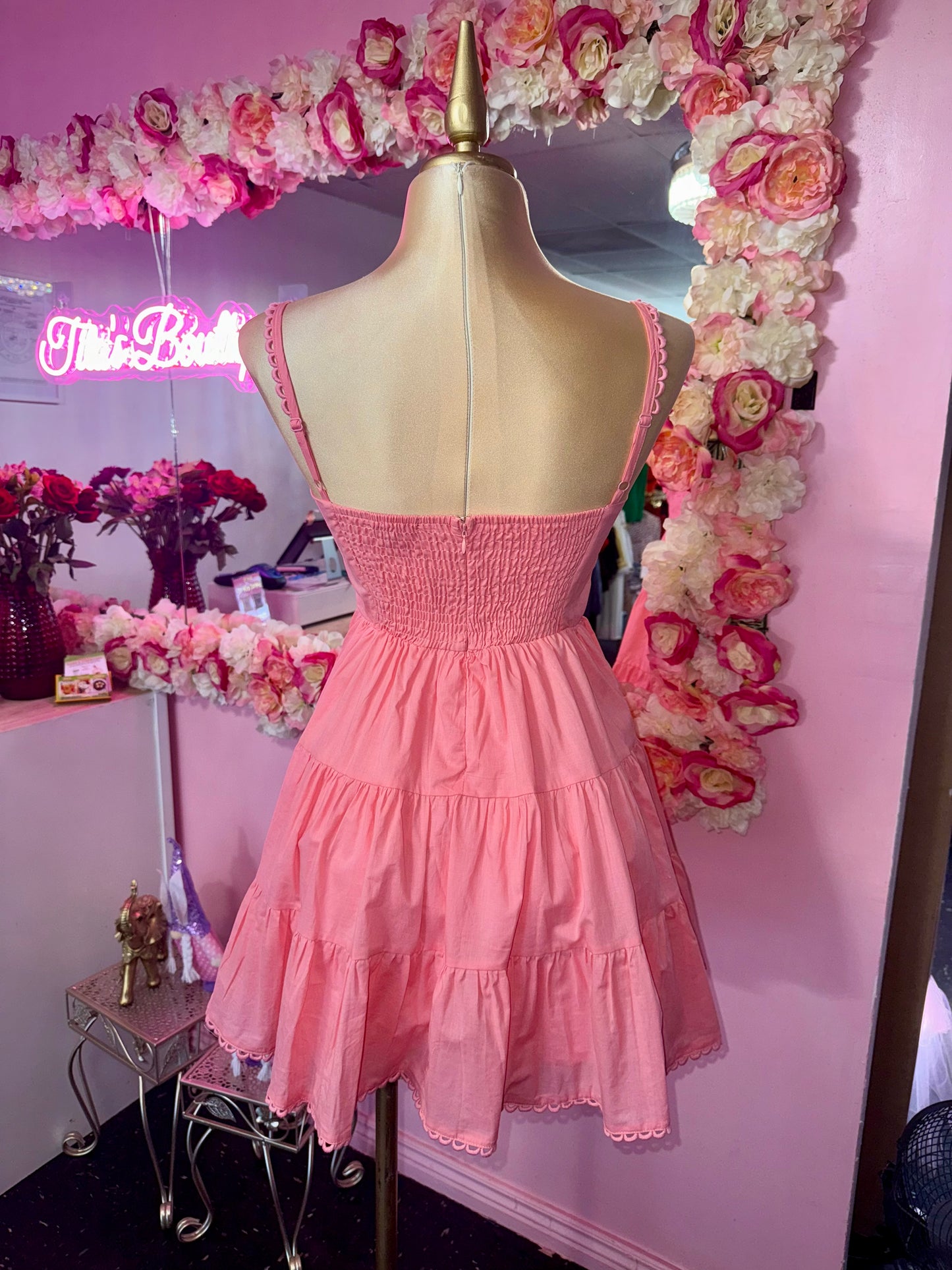 Vestido coral