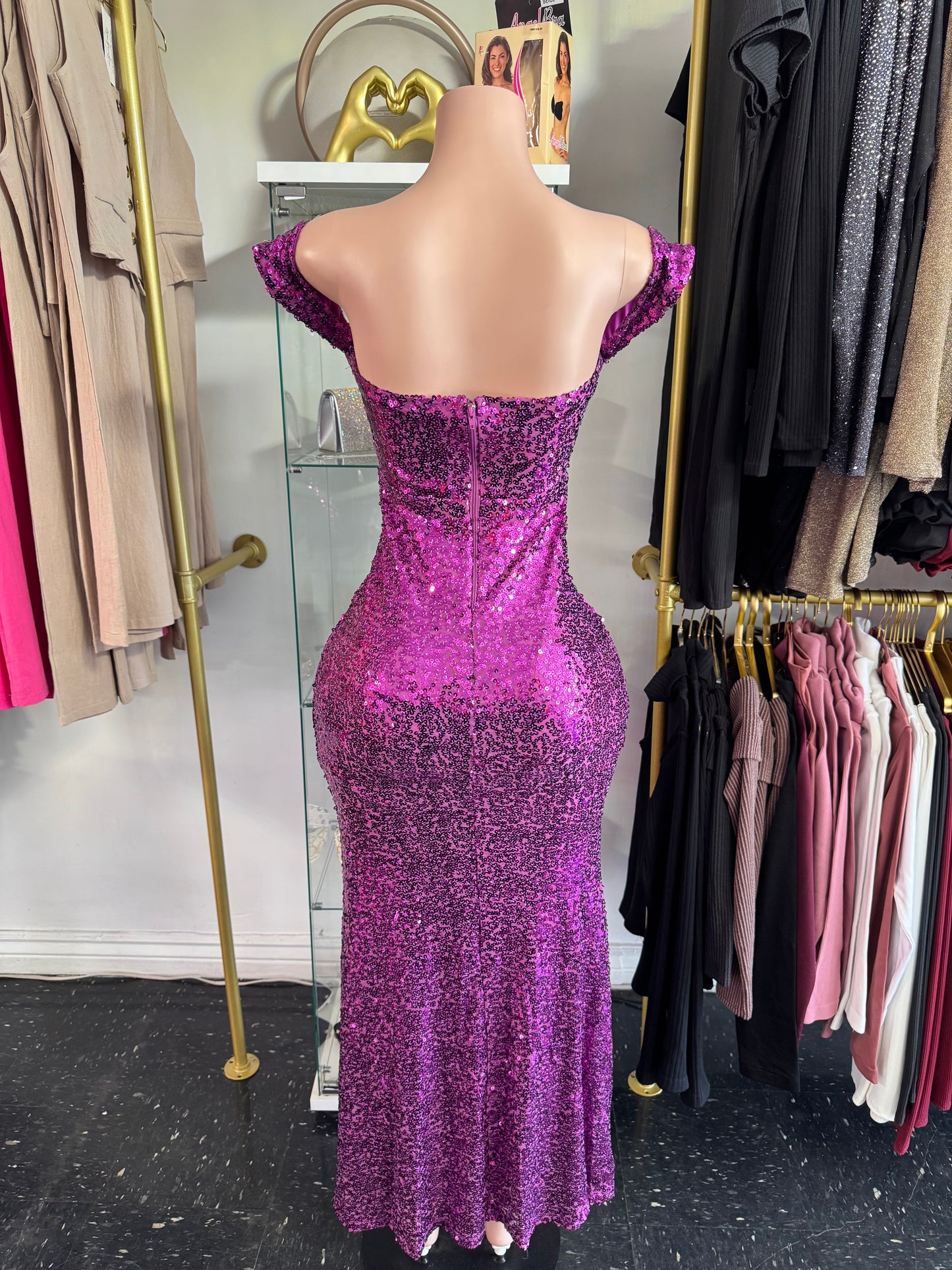 Vestido de Noche Lentejuela