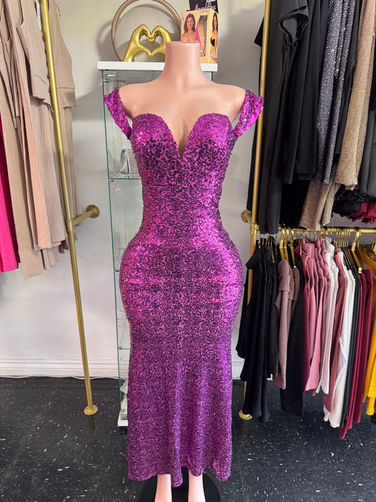 Vestido de Noche Lentejuela